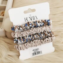 Zestaw frotek gumek do włosów 4w1 na plakietce PIN UP GUM123