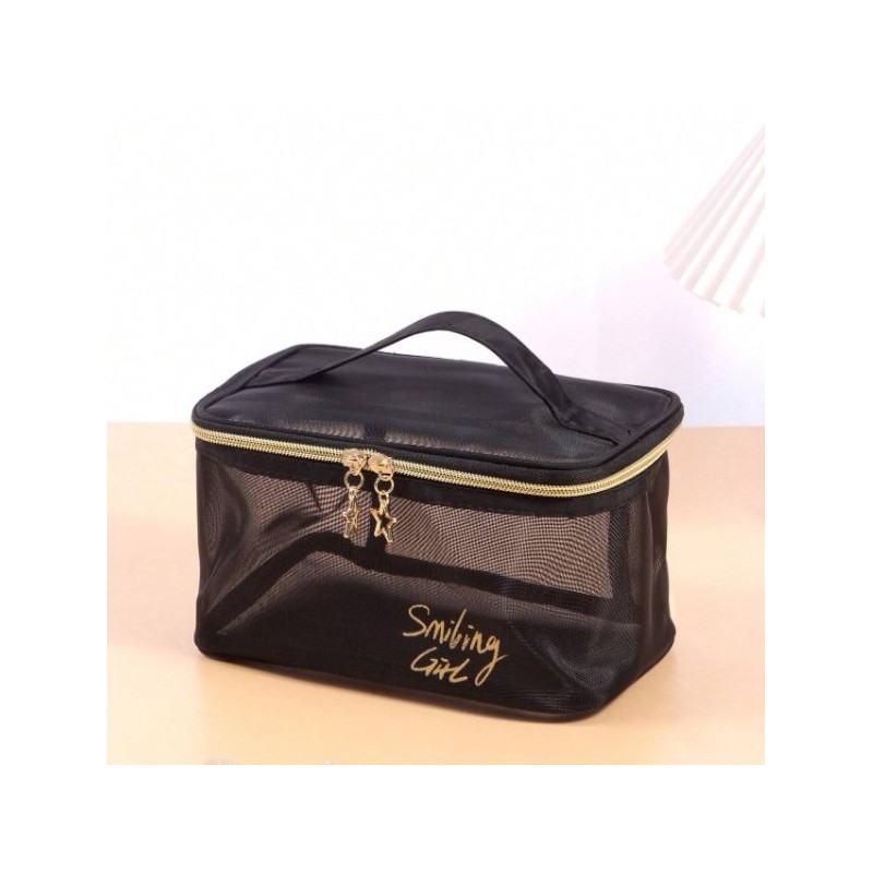 Kosmetyczka organizer na kosmetyki SMILING GIRL rozm. L 22x15x12cm KS108