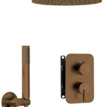 Zestaw prysznicowy podtynkowy z BOXem mieszaczowym – z głowicą prysznicową