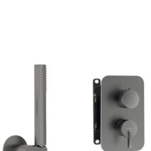 Zestaw prysznicowy podtynkowy z BOXem mieszaczowym – z główką natryskową