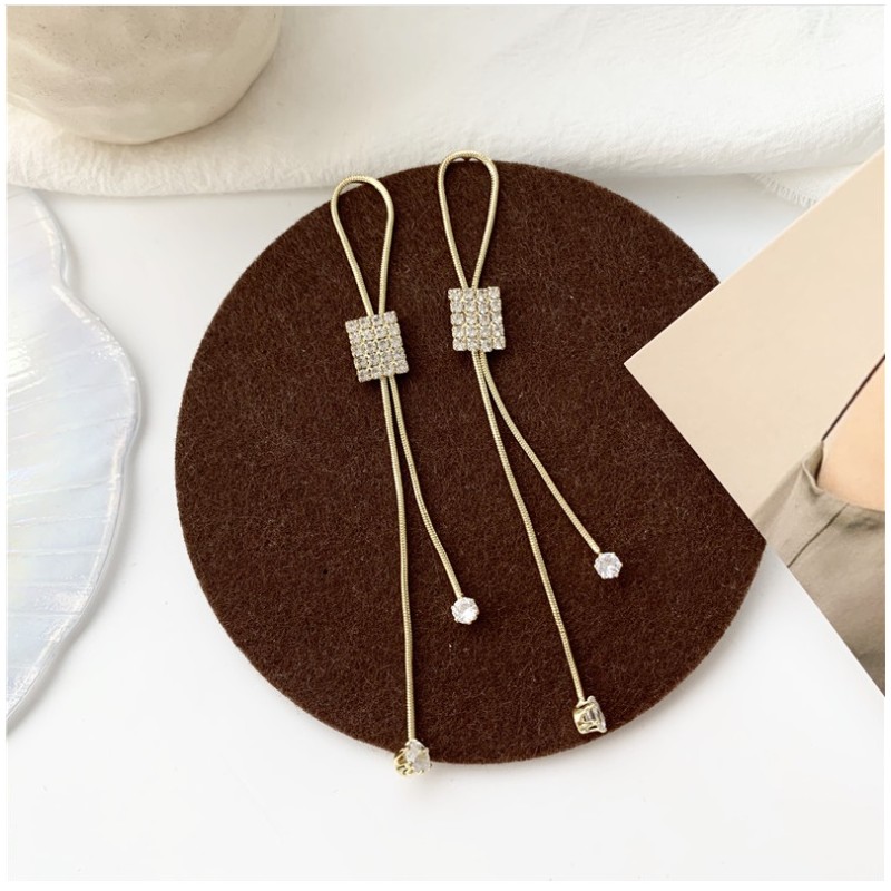 Kolczyki złote wiszące K1278 - obrazek 7