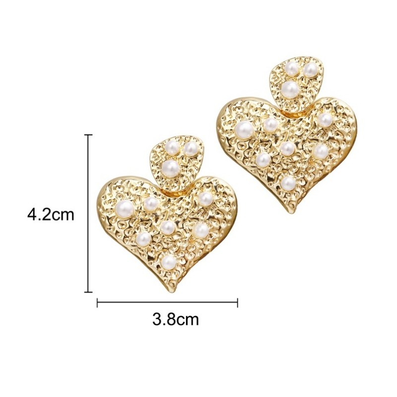 Kolczyki wiszące złote K1458 - obrazek 3