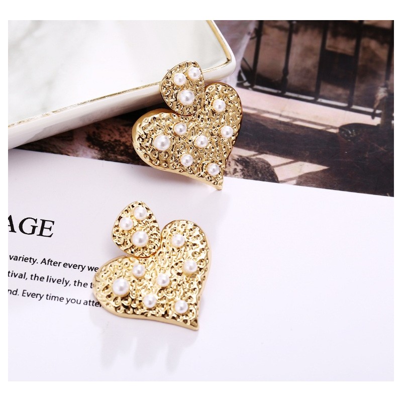 Kolczyki wiszące złote K1458 - obrazek 4