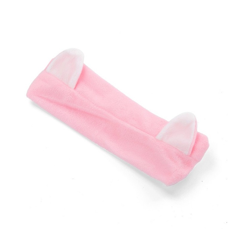 Opaska kosmetyczna uszka ozdobna na gumce O321R - obrazek 4