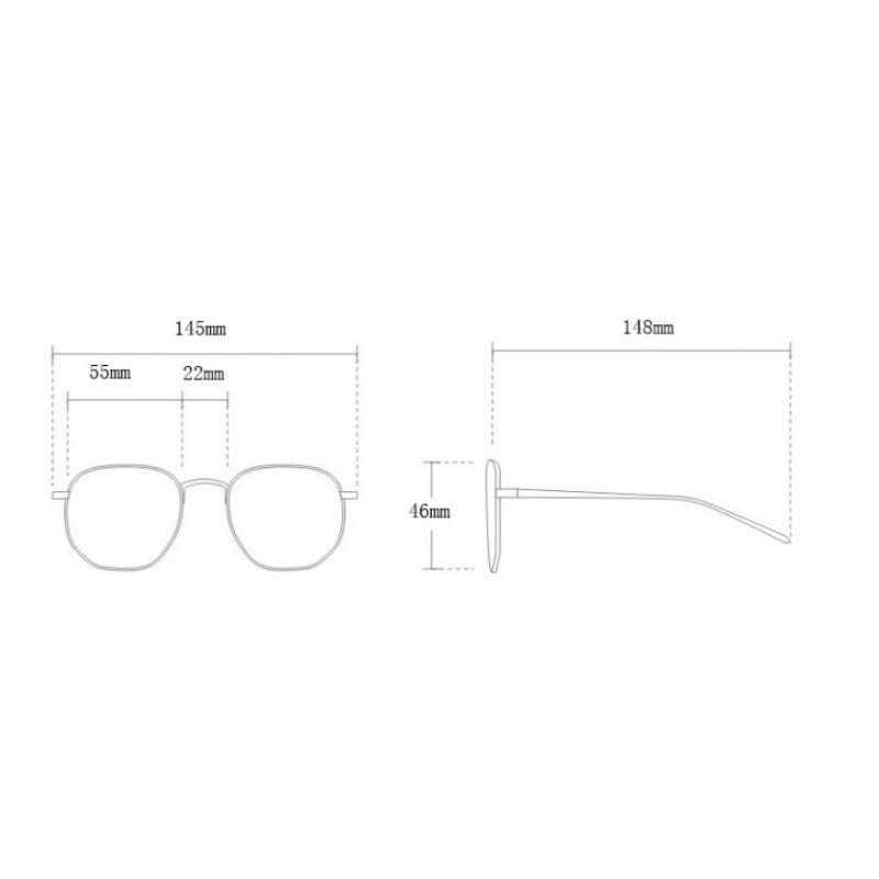 Okulary przeciwsłoneczne unisex romb OK208BR - obrazek 4