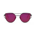 Okulary przeciwsłoneczne GLAM ROCK FASHION Lustrzanki Czerwone OK21WZ3 - obrazek 3