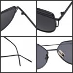 Okulary przeciwsłoneczne GLAM ROCK FASHION Lustrzanki Czerwone OK21WZ3 - obrazek 5