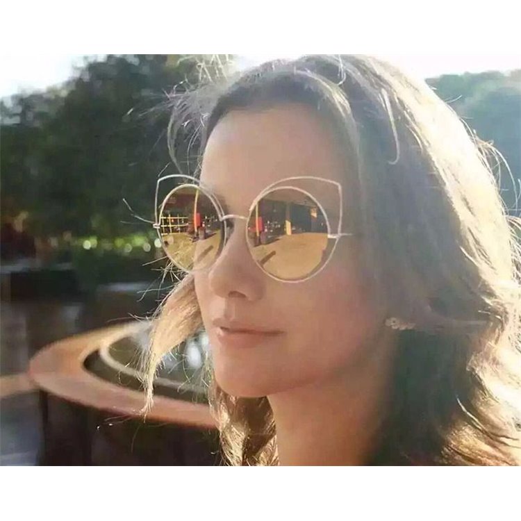 OKULARY LUSTRZANE KOCIE OCZY - RÓŻOWE OK86WZ3 - obrazek 6