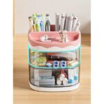 Szkatułka organizer różowy z szufladkami CB30R - obrazek 4