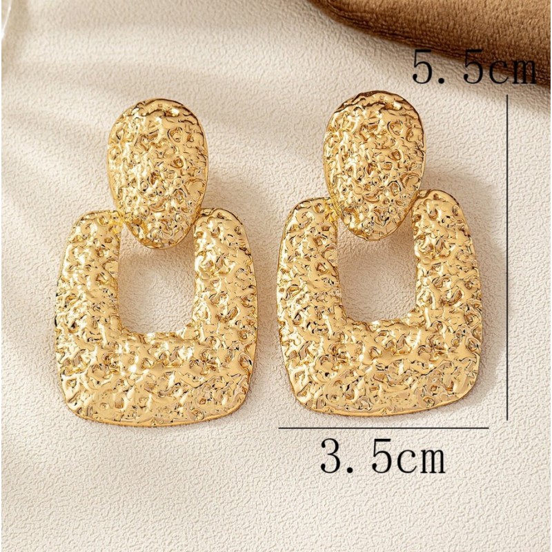 Kolczyki wiszące złote K1670 - obrazek 3