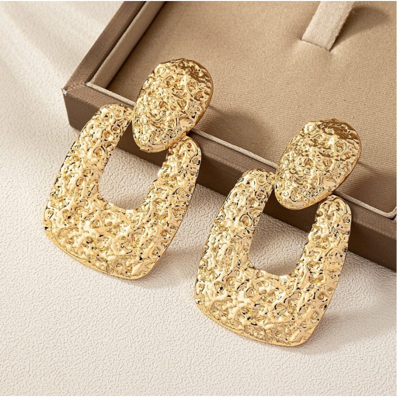 Kolczyki wiszące złote K1670 - obrazek 4