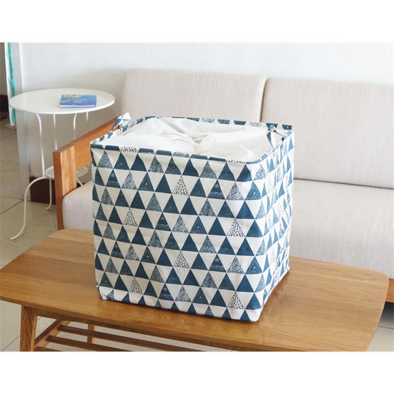 Pojemnik na zabawki kosz, worek na pranie ze ściągaczem 50x40x50 cm OR52WZ8 - obrazek 5