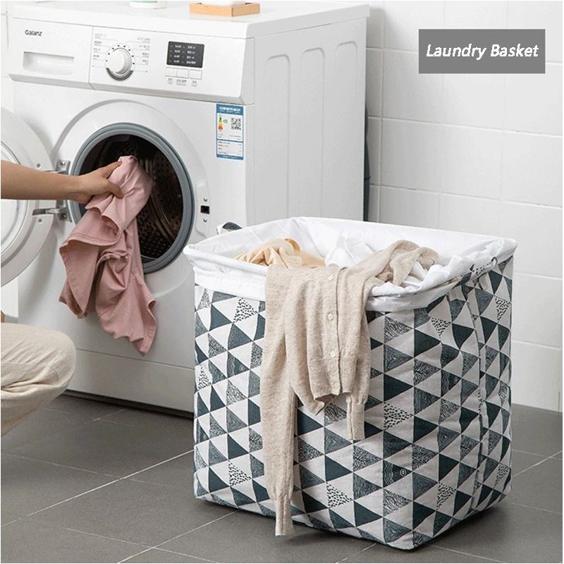 Pojemnik na zabawki kosz, worek na pranie ze ściągaczem 50x40x50 cm OR52WZ8 - obrazek 6