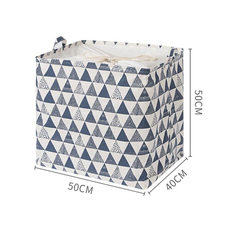 Pojemnik na zabawki kosz, worek na pranie ze ściągaczem 50x40x50 cm OR52WZ8 - obrazek 7