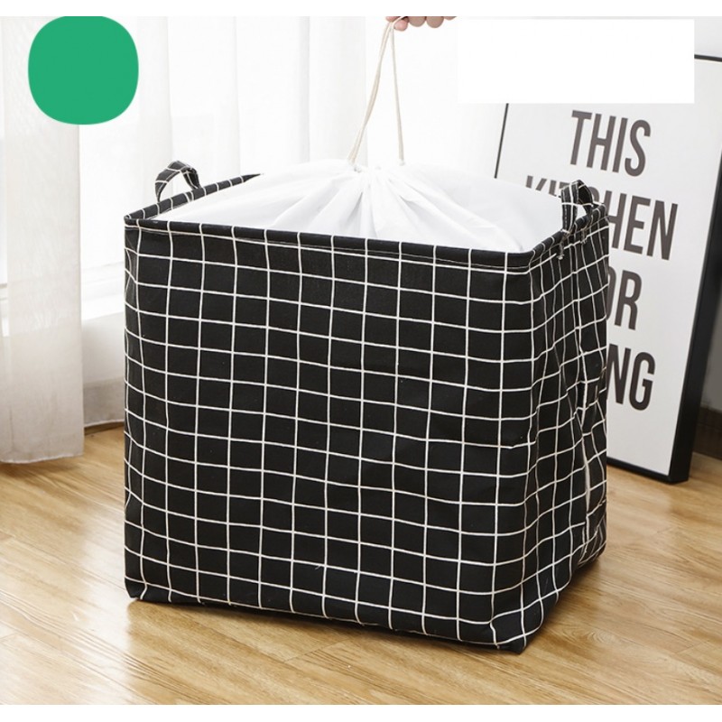 Pojemnik na zabawki kosz, worek na pranie ze ściągaczem 50x40x50 cm OR52WZ11 - obrazek 3