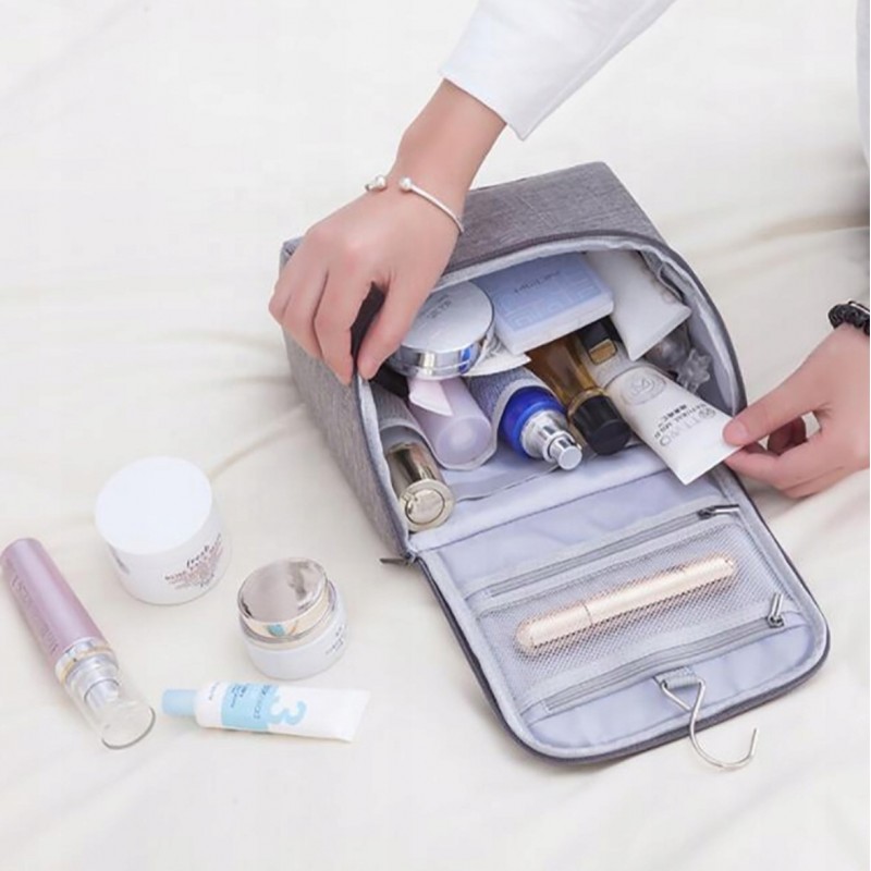 Organizer na kosmetyki, kosmetyczka rozkładana 21x21x11,5cm KS37WZ1 - obrazek 3