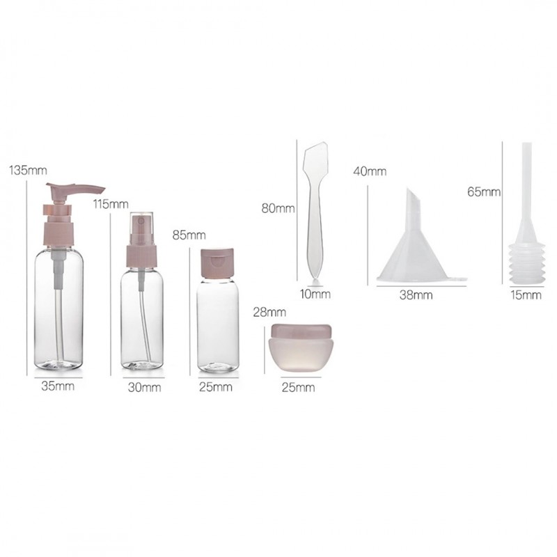 ZESTAW BUTELECZEK PODRÓŻNYCH 8w1 KS64WZ2 - obrazek 6