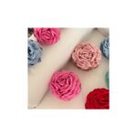 Spinka do włosów duża klamra XL kwiat róża fuksja 9cm SP288F - obrazek 5