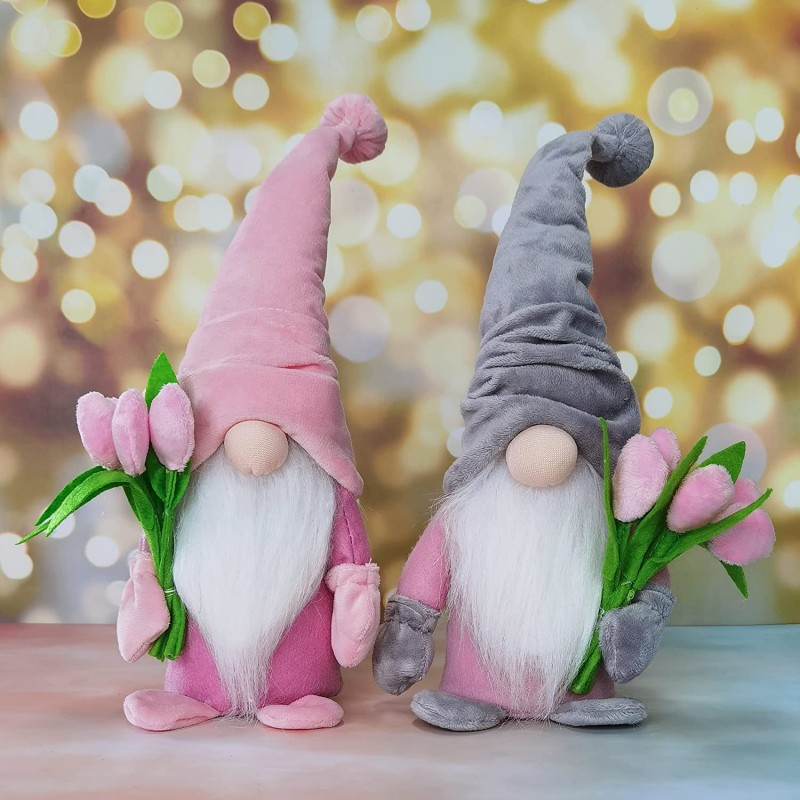 Krasnal Skrzat Świąteczny Wiosna z pluszu KSN34WZ2 - obrazek 6