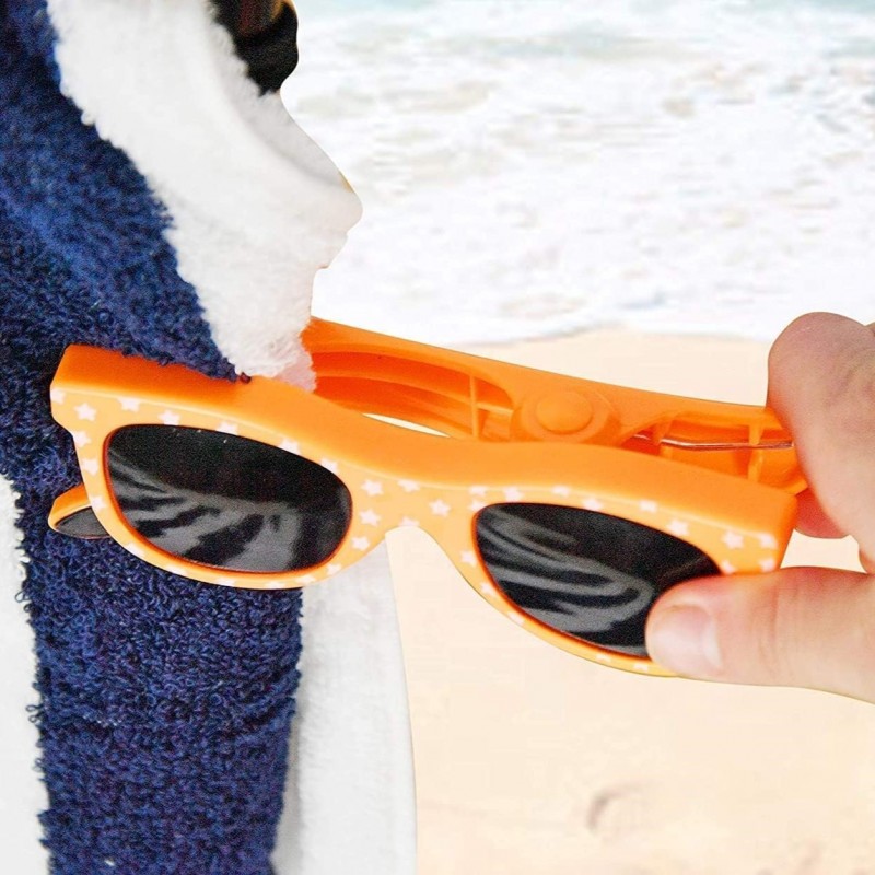 Klamra do trzymania ręczników Spinka 12 cm na plaże OKULARY KLP08 2 szt - obrazek 4
