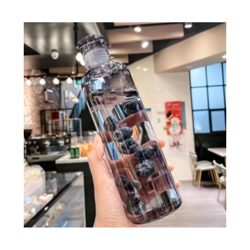 Butelka na wodę Bidon DESIGN zakręcany 750 ML BD33CZ - obrazek 3