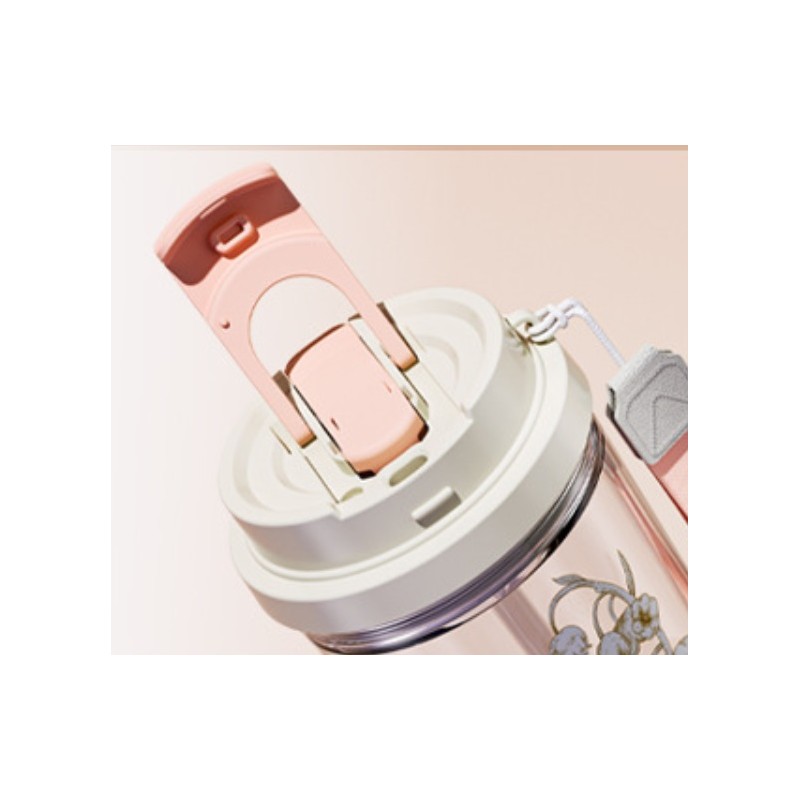 Kubek, butelka na wodę ze słomką i ustnikiem 550 ML BD29 - obrazek 6