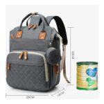 Torba, organizer do wózka plecak z saszetką dla mamy PLM23GRAF - obrazek 5