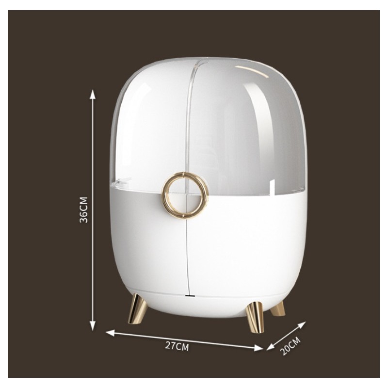 Organizer RING szkatułka na kosmetyki, biżuterię XL wielopoziomowy CB33 - obrazek 4