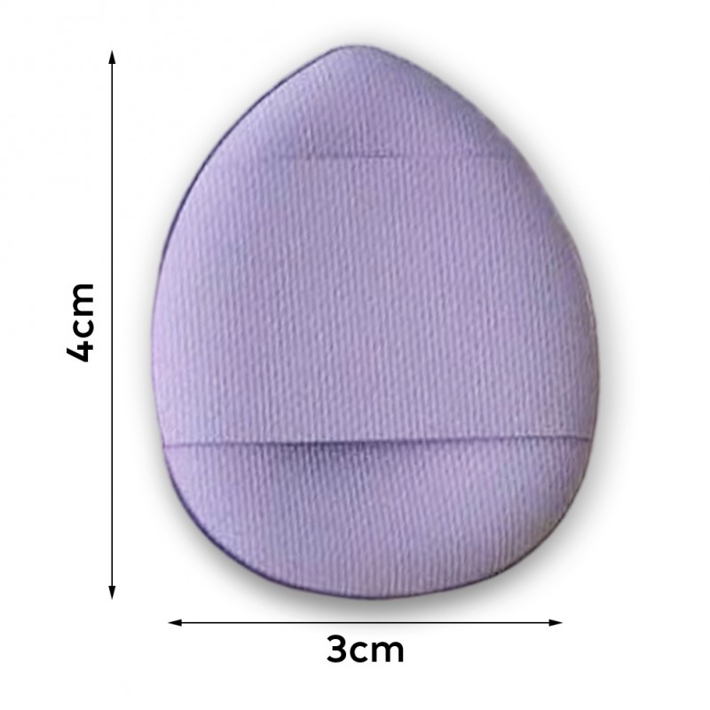 Mini puszek, gąbeczka na palec do makijażu 3x4 cm 2 szt GB18 - obrazek 5