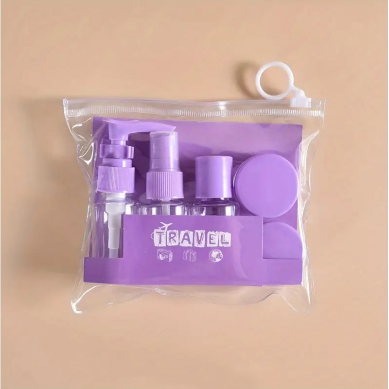 Zestaw pojemniczków i akcesoriów podróżnych 7w1 KS122FIO - obrazek 4