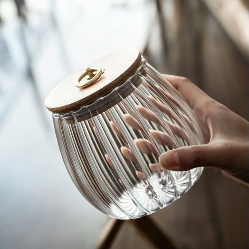 Cukiernica,pojemnik z falowanymi ściankami Ryflowana 700 ml 1szt SZK71 - obrazek 3