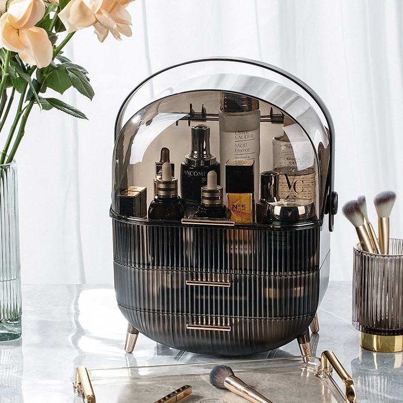 Organizer szkatułka na kosmetyki, biżuterię 37x28,6x18,5cm CB54 - obrazek 5