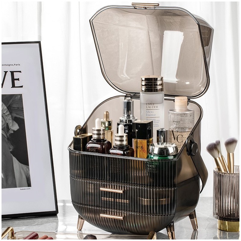 Organizer szkatułka na kosmetyki, biżuterię 37x28,6x18,5cm CB54 - obrazek 6