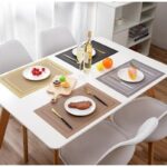 Wodoodporna podkładka na stół 30x45 cm prostokątna szara MP34S - obrazek 6