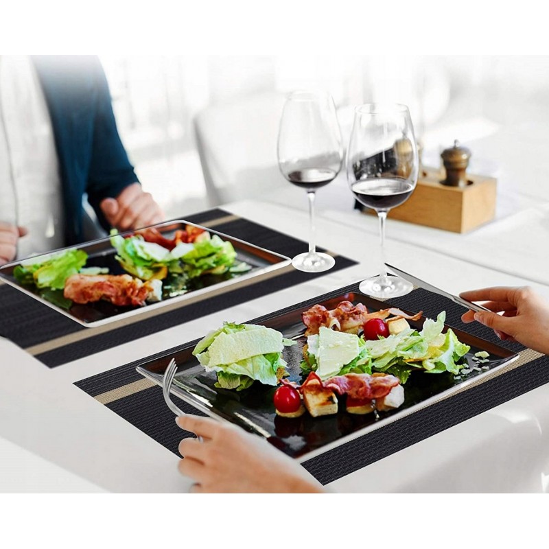 Wodoodporna podkładka na stół 30x45 cm prostokątna czarna MP36 - obrazek 5