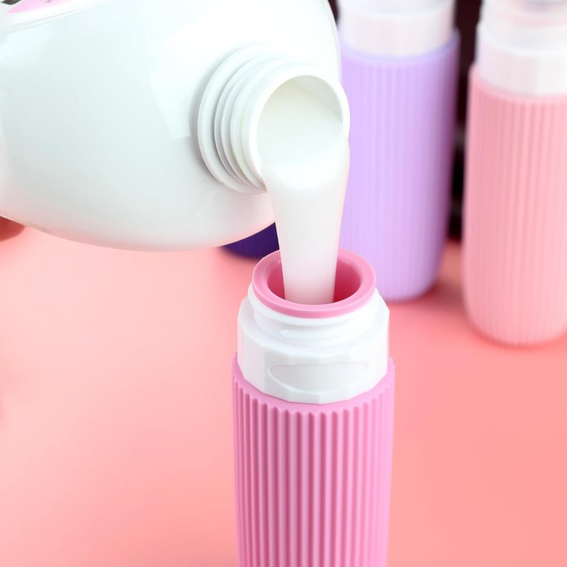 Zestaw silikonowych pojemniczków, buteleczek podróżnych 4w1 90ml KS137WZ1 - obrazek 5