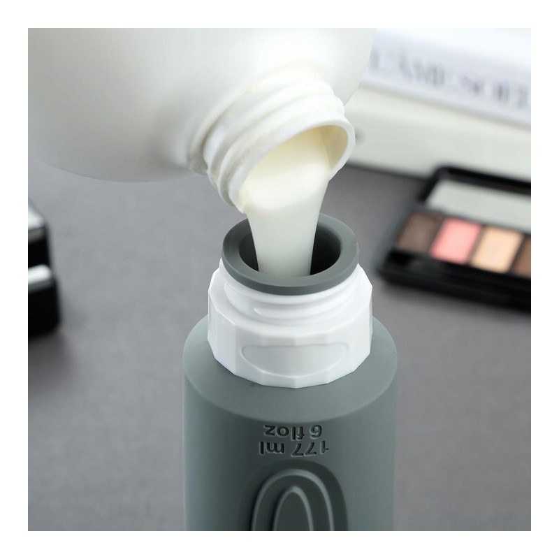 Zestaw silikonowych pojemniczków, buteleczek podróżnych 4w1 90ml KS138 - obrazek 5