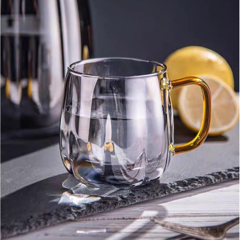 Zestaw- dzbanek 1600ml z falowanymi ściankami z pokrywką + 2 szklanki 350ml- DZ07 - obrazek 5