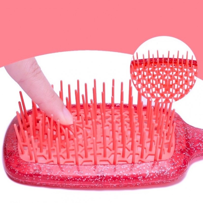 Szczotka do rozczesywania włosów, do suszenia, do masażu, SCZ17CR - obrazek 4