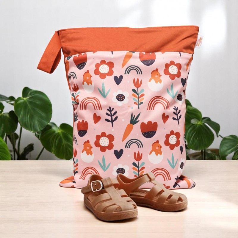 Wodoodporna torba, organizer, worek do wózka, na kapcie do przedszkola 30x40cm WB03 - obrazek 4