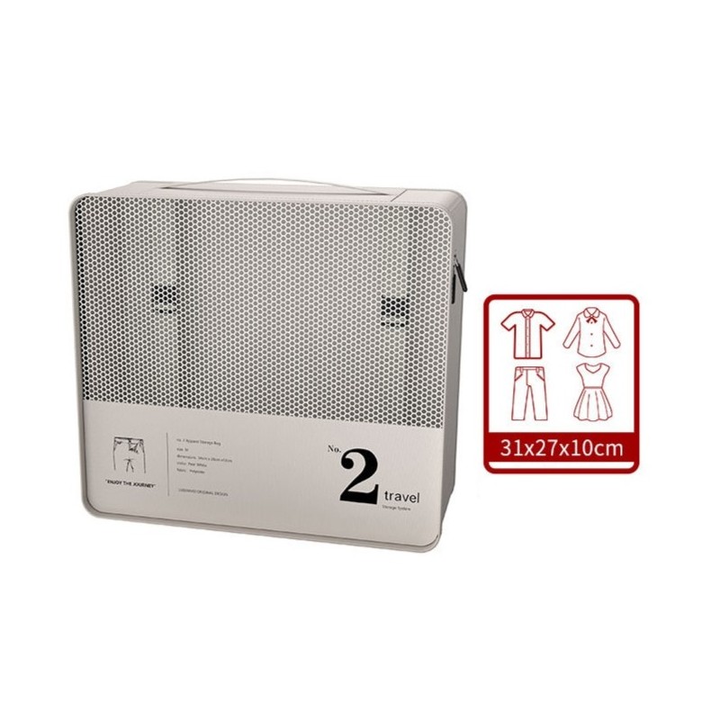 Zestaw podróżny 7 szt kosmetyczek saszetek organizerów czarnych KS142CZ - obrazek 4