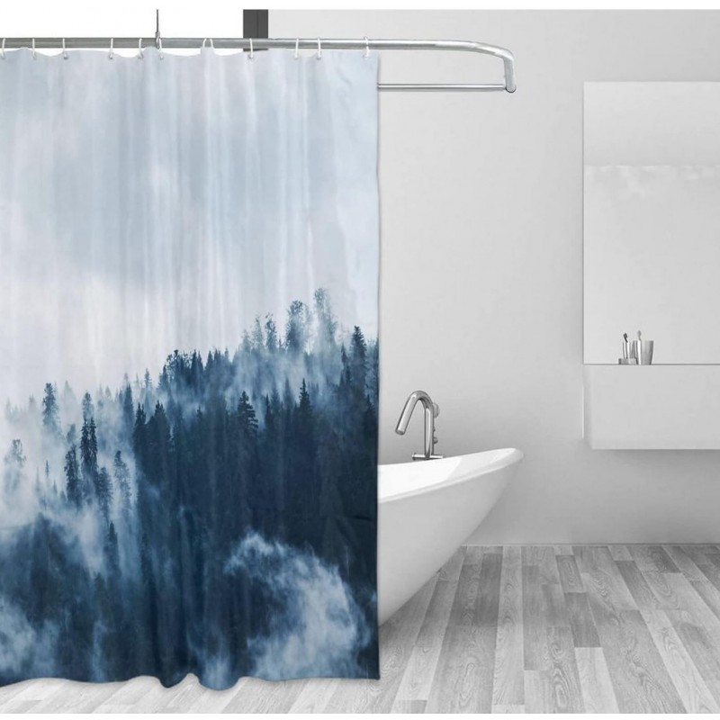 Zasłona prysznicowa, kurtyna z wydrukiem 3D, wodoodporna 200x180 cm ZPR22 - obrazek 3