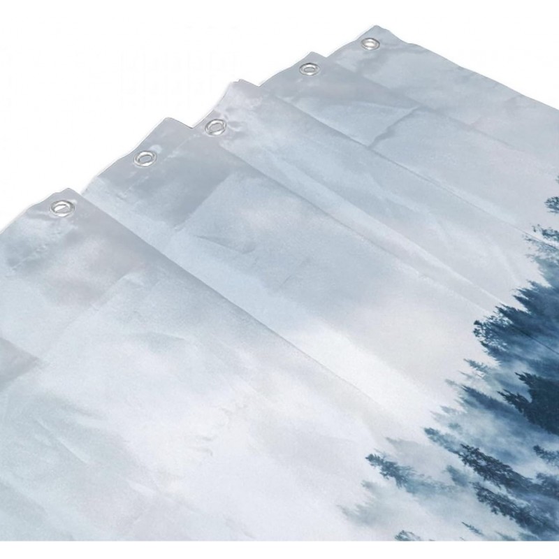 Zasłona prysznicowa, kurtyna z wydrukiem 3D, wodoodporna 200x180 cm ZPR22 - obrazek 4