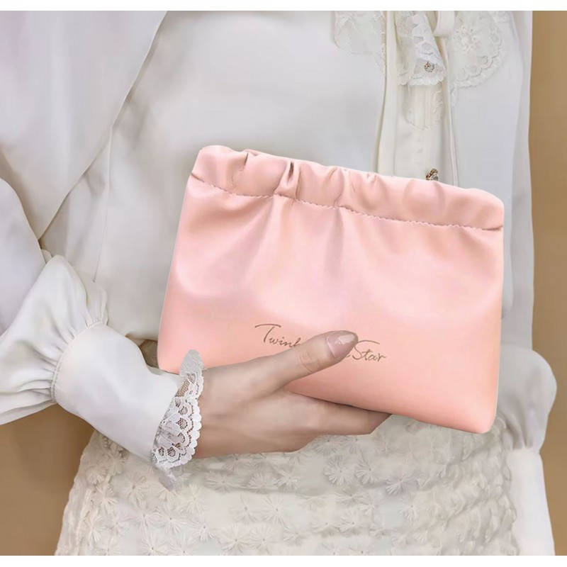 Kosmetyczka, saszetka na kosmetyki, wkładki, ekoskóra rozm M 16x12cm KS145R - obrazek 3