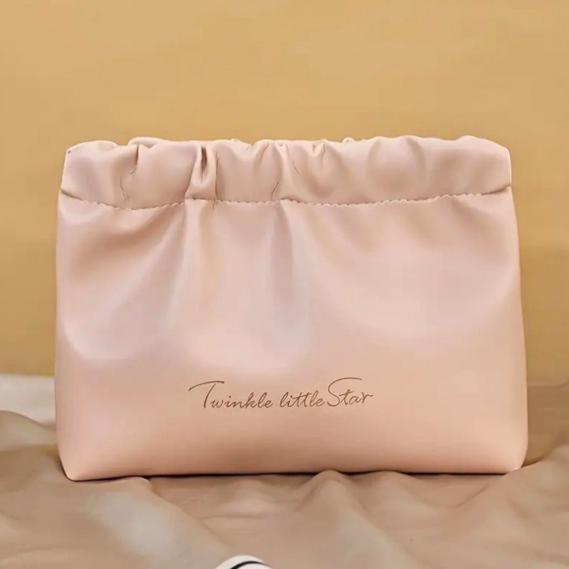 Kosmetyczka, saszetka na kosmetyki, wkładki, ekoskóra rozm M 16x12cm KS145R - obrazek 5