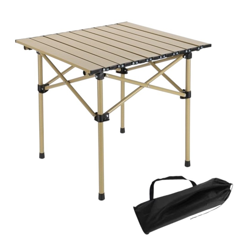 Składany stół cateringowy, turystyczny, piknikowy 53 x 51 cm beżowy SC10JBR - obrazek 3