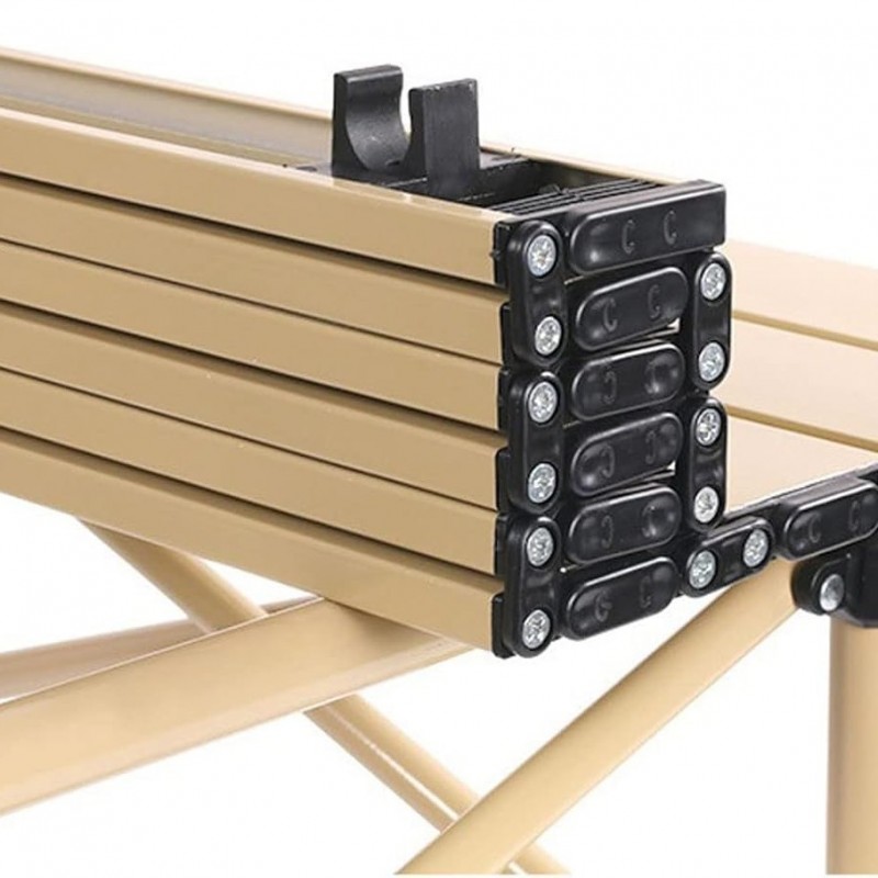 Składany stół cateringowy, turystyczny, piknikowy 53 x 51 cm beżowy SC10JBR - obrazek 6