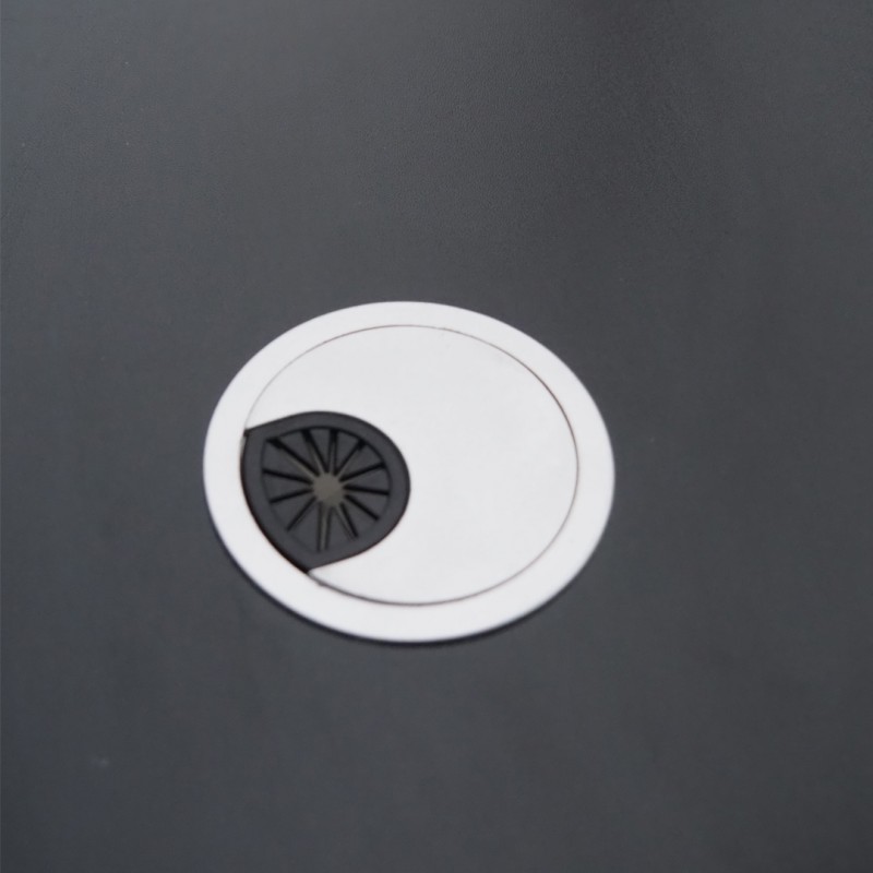 Biurko komputerowe czarne, gamingowe 100 x 60 cm STL20CZ - obrazek 7