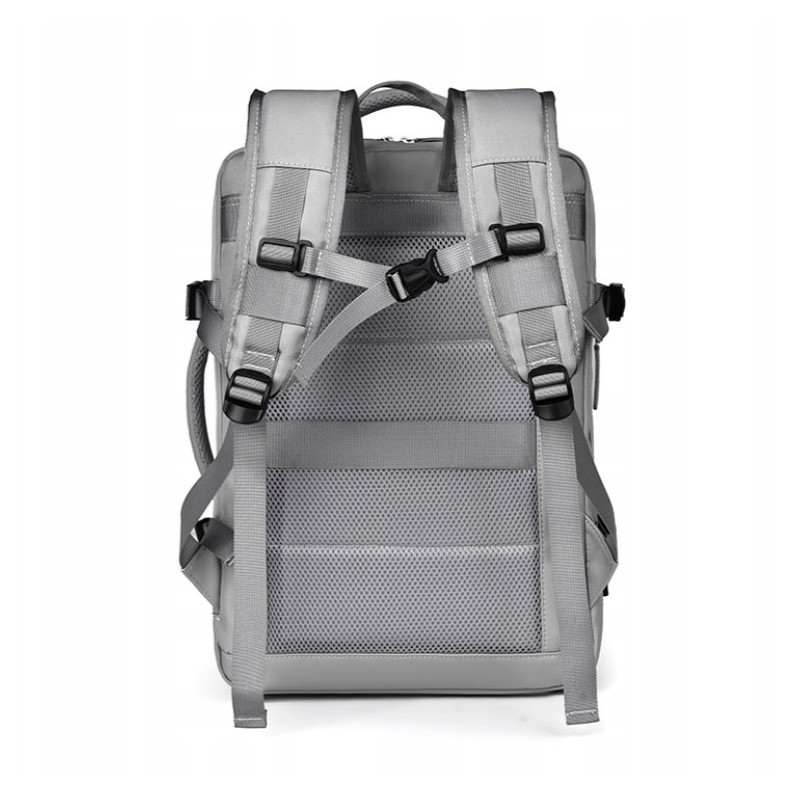 Plecak podróżny, kabinowy do samolotu, wodoodporny z USB, 44x30x16/26cm PL176 - obrazek 3