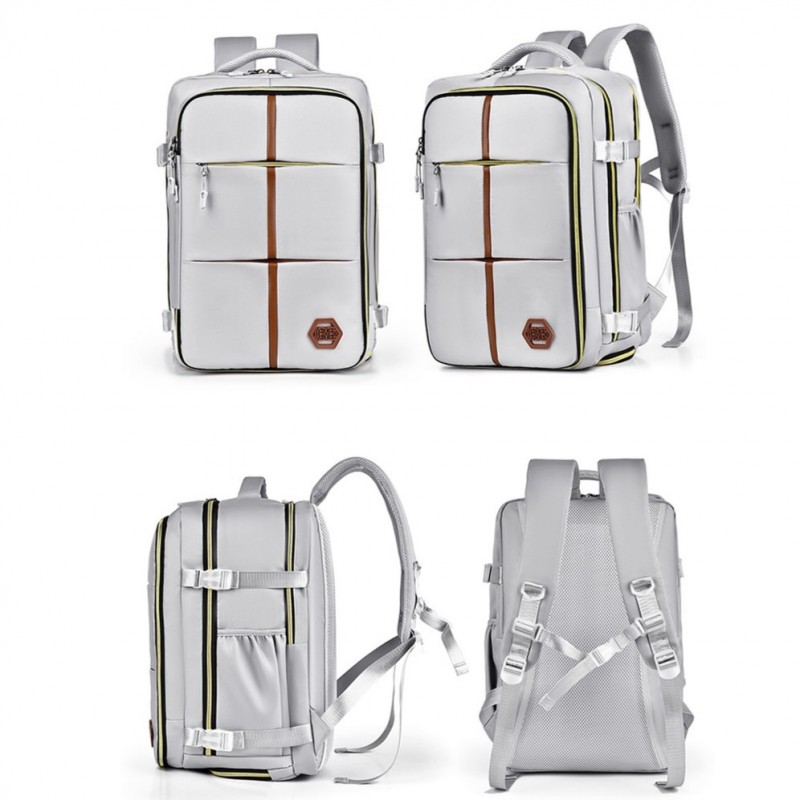 Plecak podróżny, kabinowy do samolotu, wodoodporny, 42x28x21cm PL180 - obrazek 4